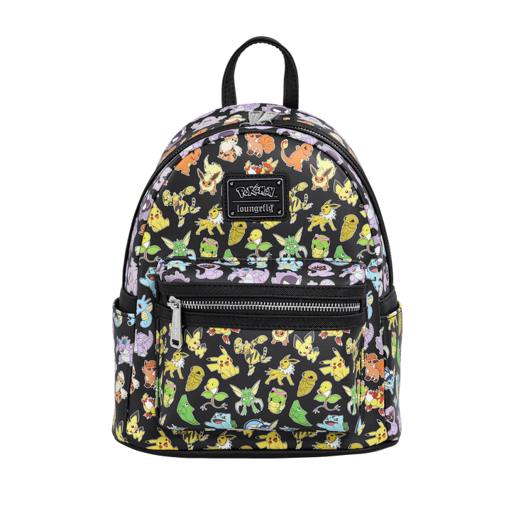 Loungefly Pokemon Multi Character All Over Print Mini Backpack