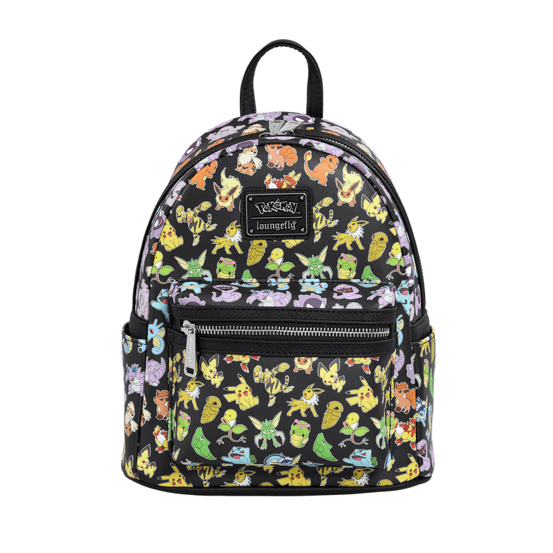 Loungefly - Pokémon Multi Character All Over Print Mini Backpack