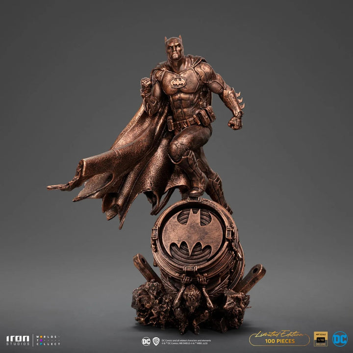 Iron Studios DC Batman Deluxe (Bronze Version) Infinity Collectables Exclusive 1/10 Limited Edition Art Scale Statue