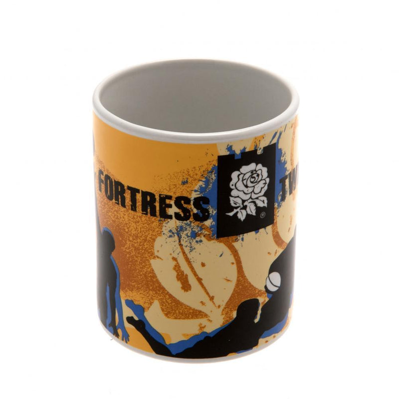 England RFU Fortress Twickenham Mug, side angle