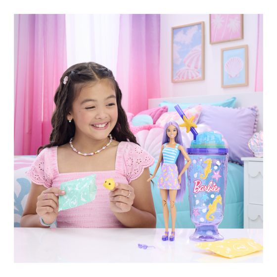 Barbie Pop Reveal Doll: Sea Slushy (Purple)