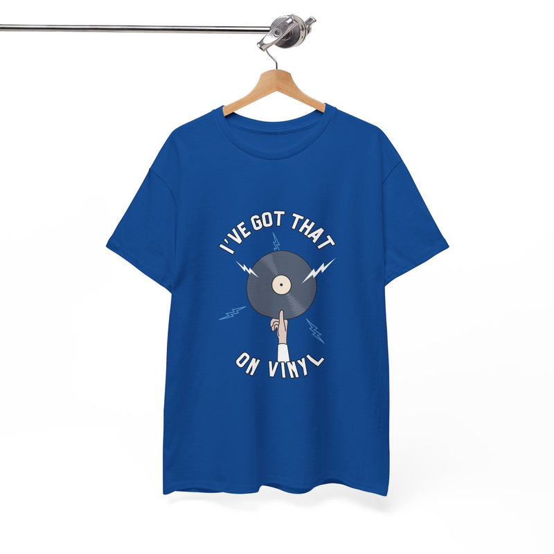 'I've Got That On Vinyl' T-Shirt, rear view