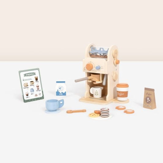 Wooden Coffee Machine collectible from Abgee