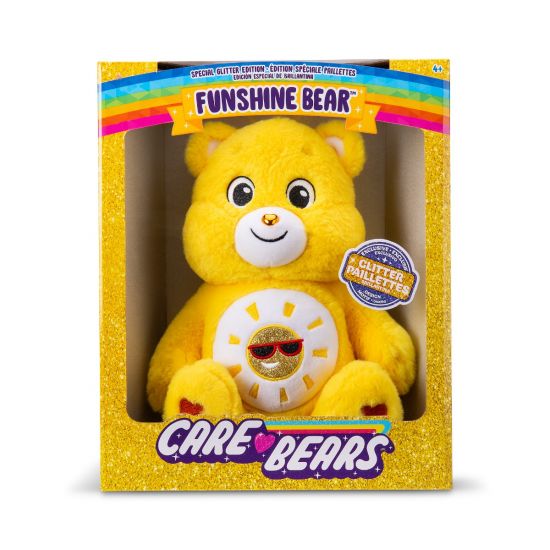 Care Bears 35cm Glitter Belly Funshine Bear Medium Plush