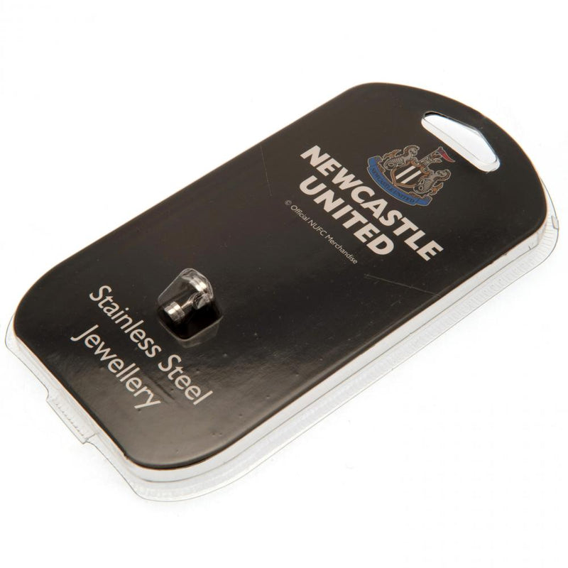 Newcastle United FC Stainless Steel Stud Earring, alternate view