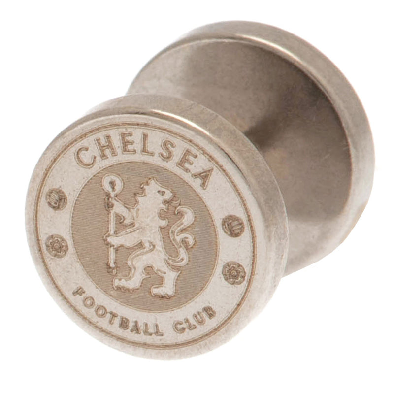 Chelsea FC Stainless Steel Stud Earring, alternate view