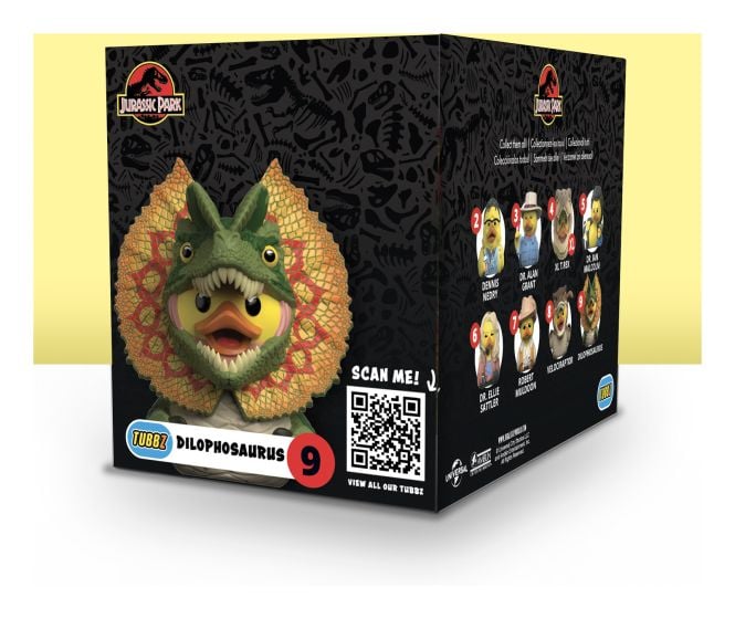 Jurassic Park Dilophosaurus Tubbz Boxed Figure