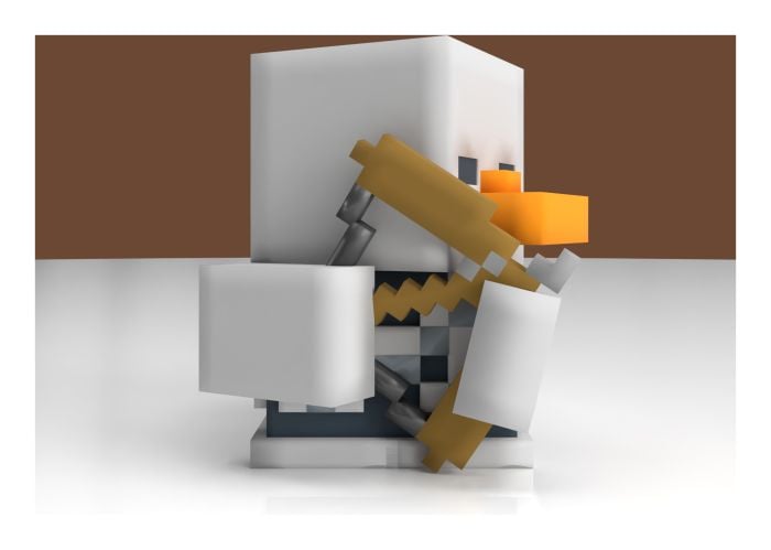 Minecraft Tubbz 1st Edition Skeleton