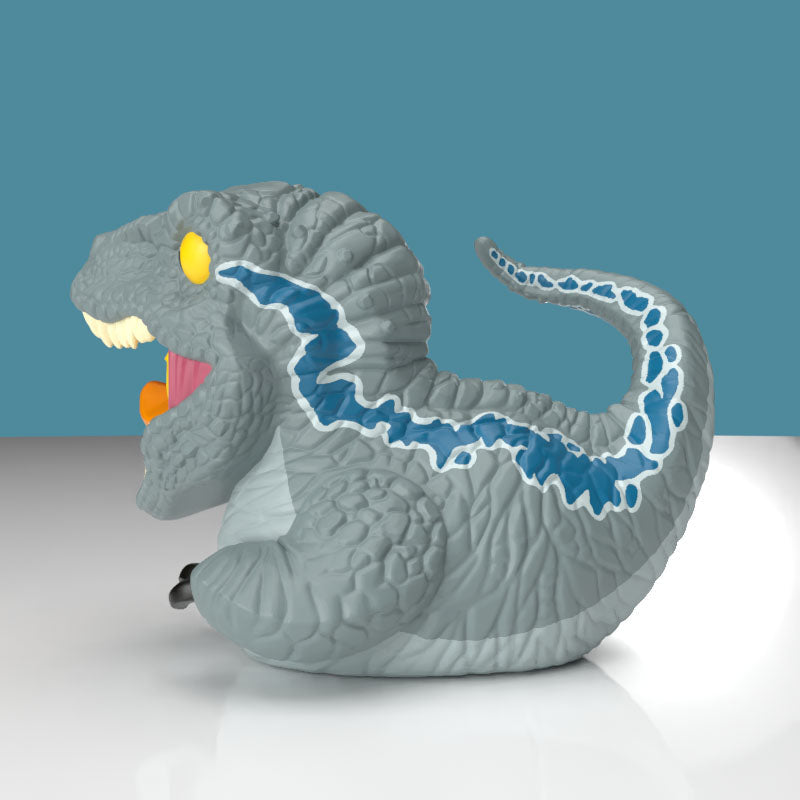 Jurassic World - Blue - Tubbz (First Edition), showing reverse