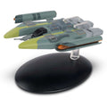 Vaadwaur Assault Fighter Model Die Cast Ship (Eaglemoss / Star Trek), side angle