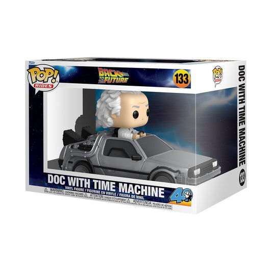 Ride Deluxe - Back to the Future - Doc w/Time Machine Funko Pop! Vinyl Figure