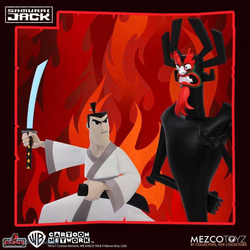 Samurai Jack: Samurai Jack, Mad Jack, Aku 5-Point Action Figure Assortment (Pre-Order February 2026) (view 11)