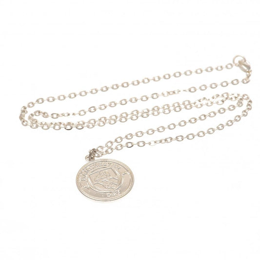 Manchester City FC Silver Plated Pendant & Chain collectible from Infinity Collectibles 2026
