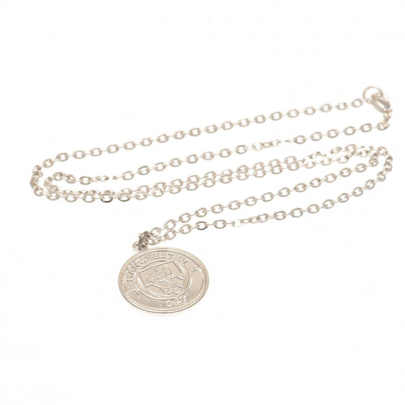 Manchester City FC Silver Plated Pendant & Chain collectible from Infinity Collectibles 2026