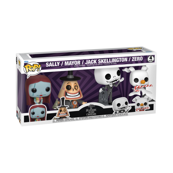 Pop! 4-Pack - The Nightmare Before Christmas