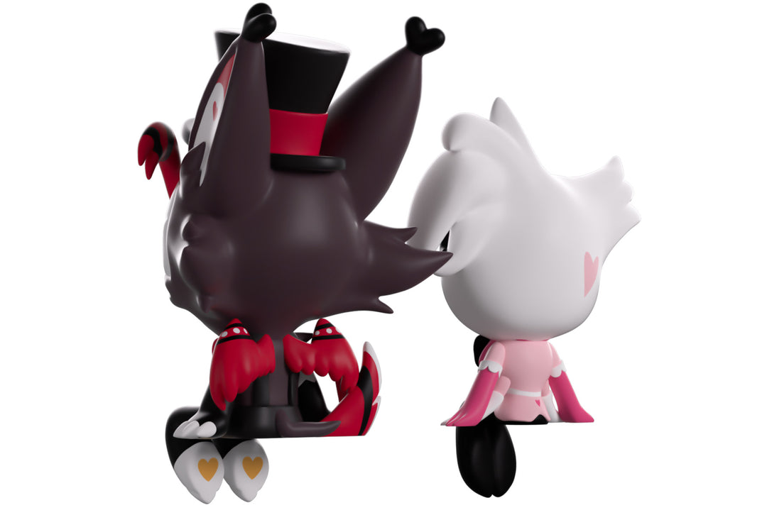 Youtooz Hazbin Hotel Angel Dust and Husk Monitor Buddiez Figures
