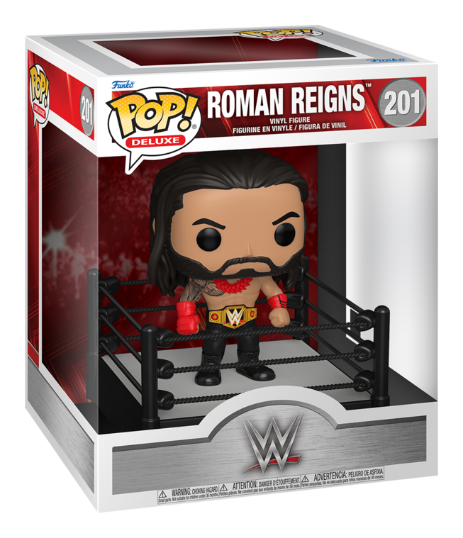 WWE - Roman Reigns in Ring Funko Pop! Deluxe Vinyl Figure