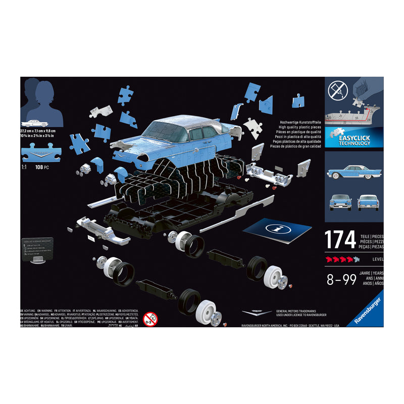 Cadillac Eldorado Brougham 174 Piece 3D Puzzle