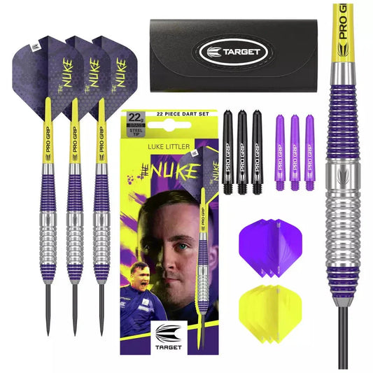 Luke The Nuke Littler Brass 22g Steel Tip collectible from Hori