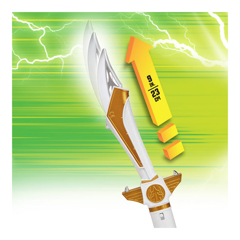 Mighty Morphin Power Rangers White Saba Sword