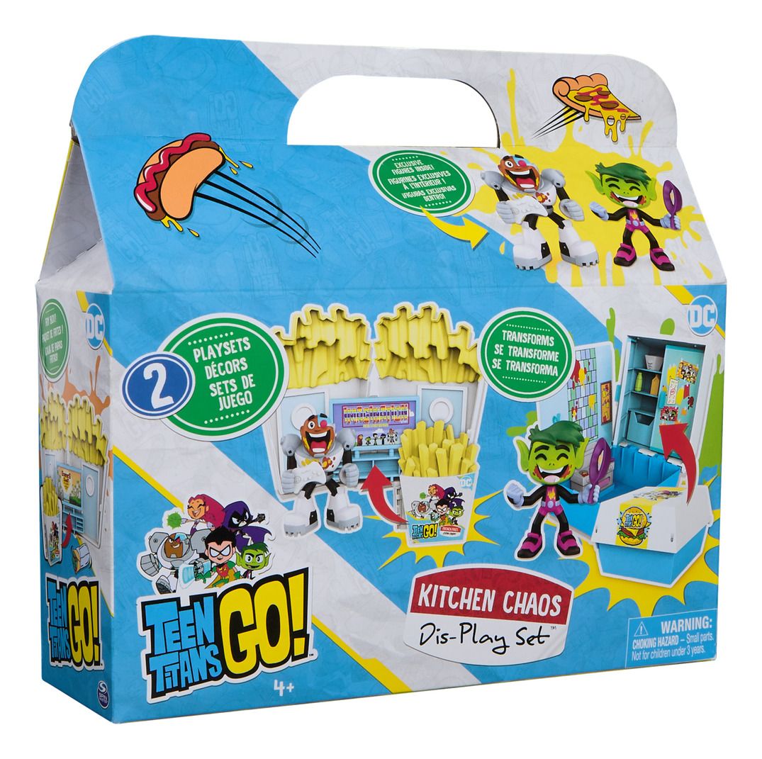 Teen Titans Go Kitchen Chaos Dis-play Set