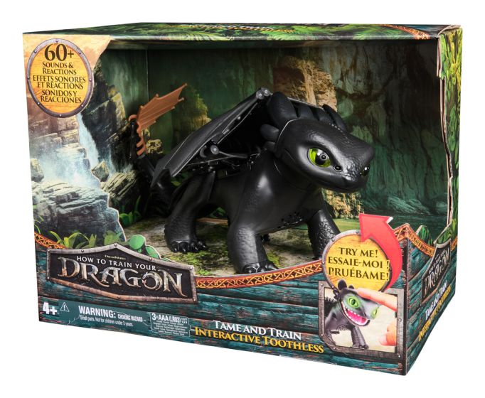 Dreamworks Dragons Interactive Toothless, size reference