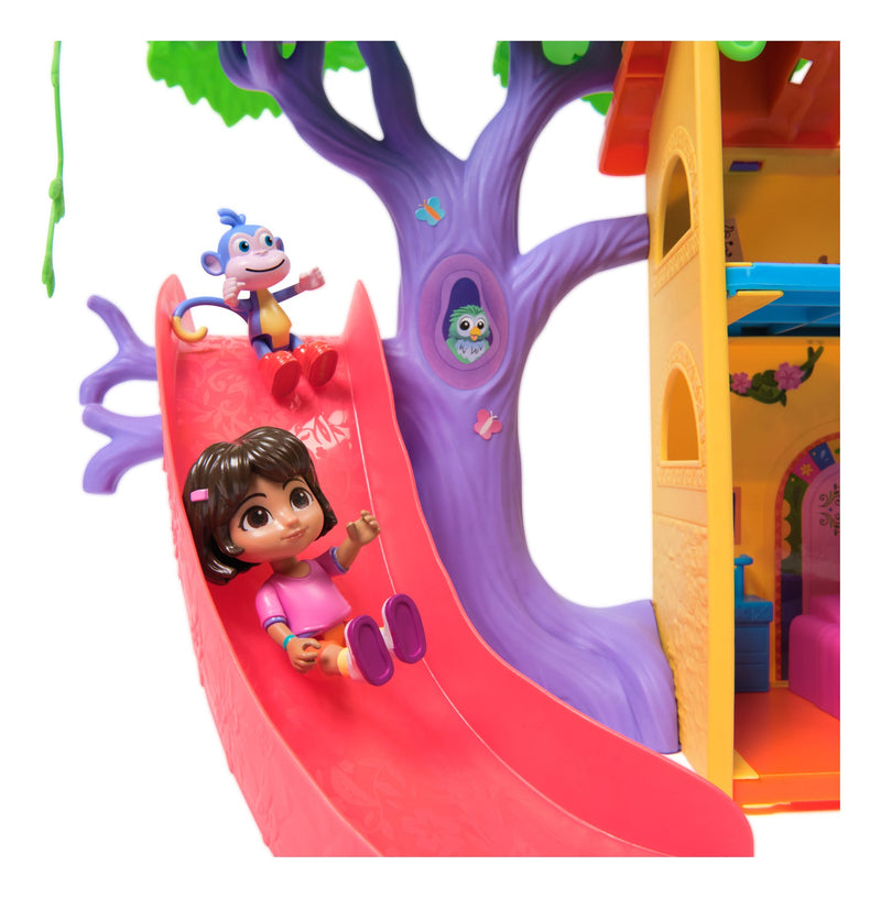 Dora Explore & Play Rainforest Casita Playset, rear view