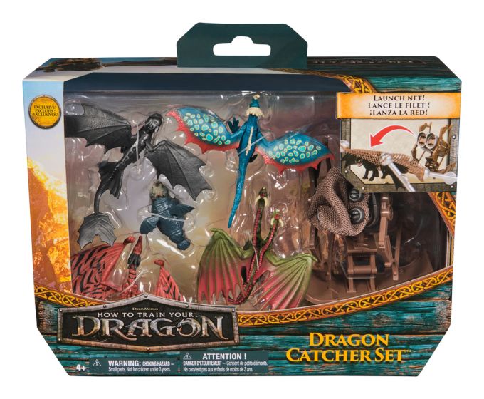 DreamWorks Dragon Catcher Set How To Train Your Dragon 5 Pack Figures