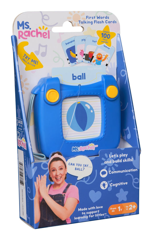 Ms. Rachel First Words Talking Flash Cards collectible from Abgee