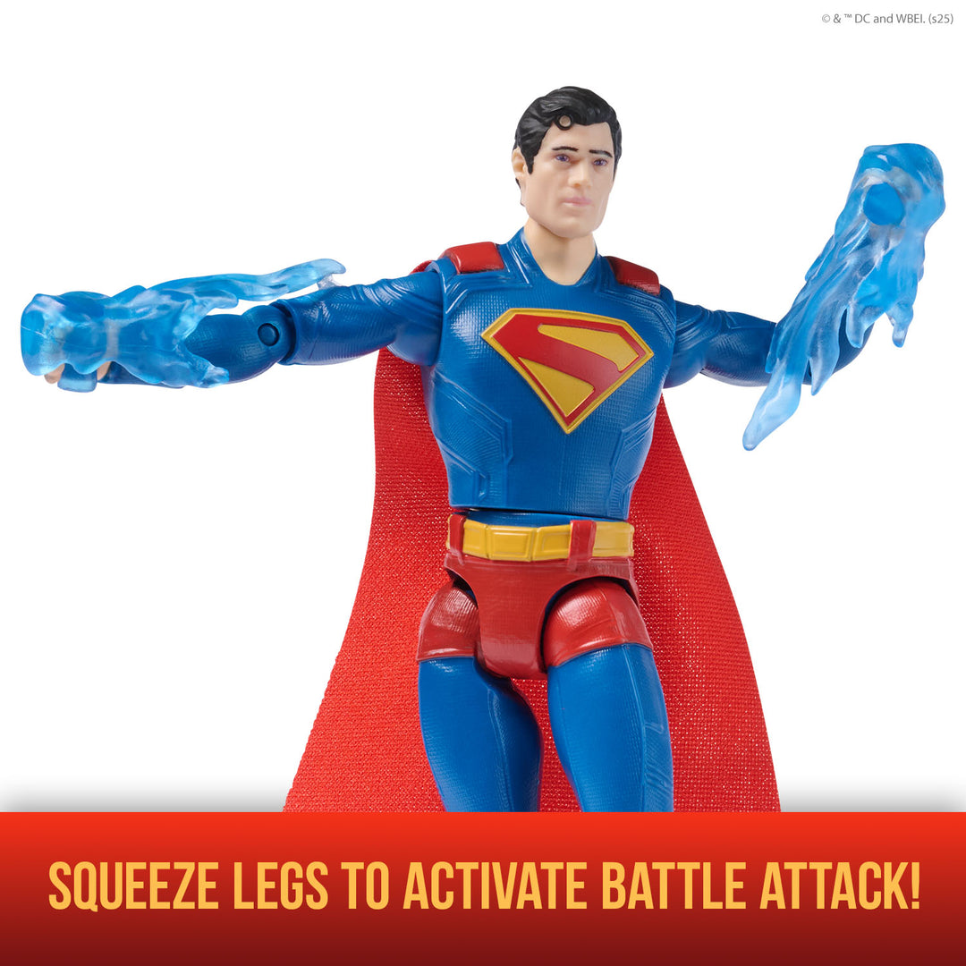 Superman 6" Scale Collectible Battle Attack Feature Figure