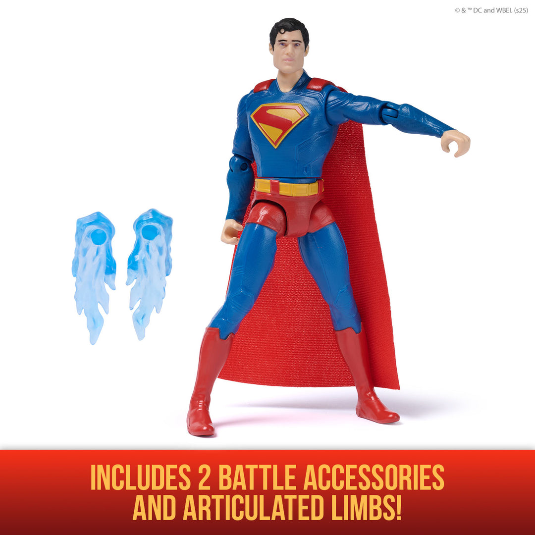 Superman 6" Scale Collectible Battle Attack Feature Figure
