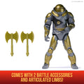 Superman Hammer of Boravia 6" Scale Articulated Battle Attack Feature Figure