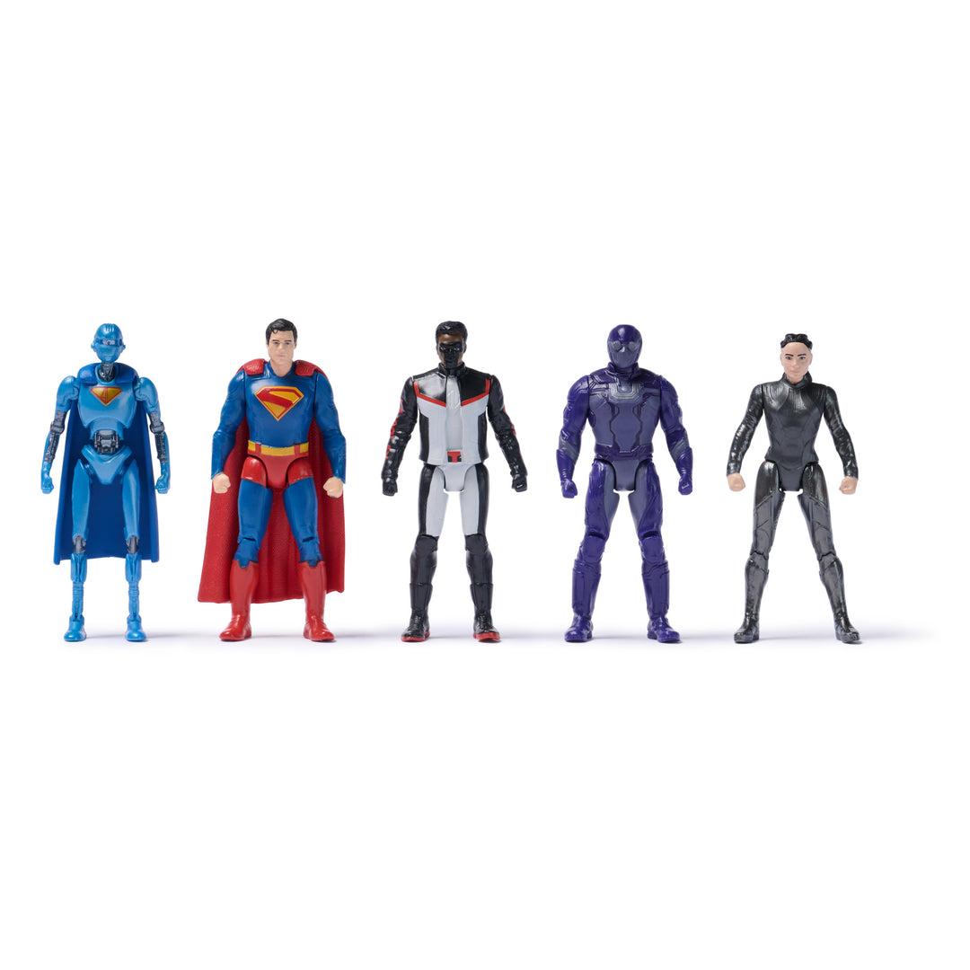 Heroes Versus Villains Superman 2025 3" Scale Battle Attack Feature Figure (5-Pack)