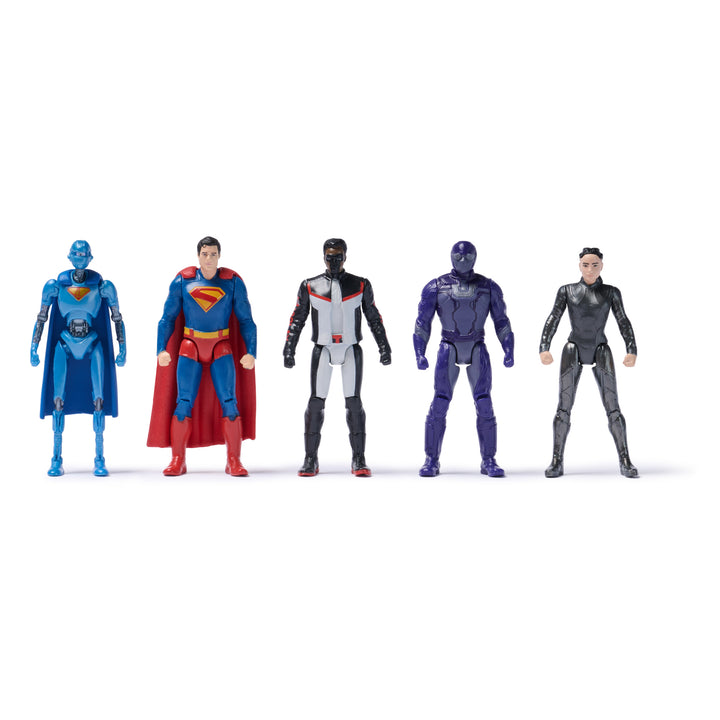 Heroes Versus Villains Superman 2025 3" Scale Battle Attack Feature Figure (5-Pack)