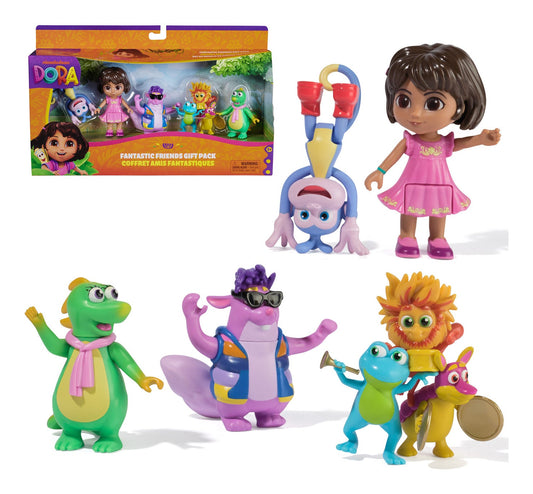 Dora The Explorer Dora and Fantastic Friends 2.75" Scale Assorted Figures Gift Pack