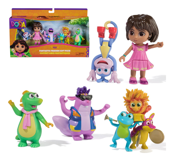 Dora The Explorer Dora and Fantastic Friends 2.75" Scale Assorted Figures Gift Pack