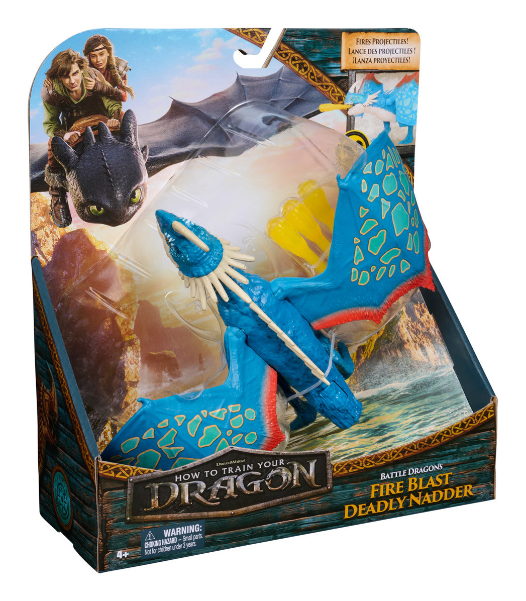 Dreamworks How to Train Your Dragon Battle Dragons Deadly Nadder 10" Scale Action Figure