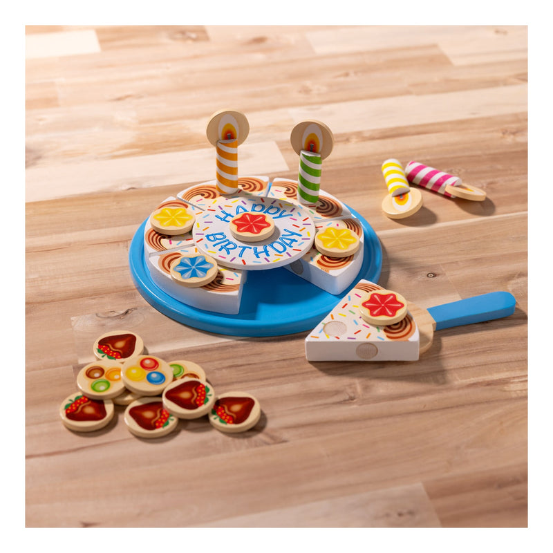 Melissa & Doug - Wooden Birthday Cake, alternate view