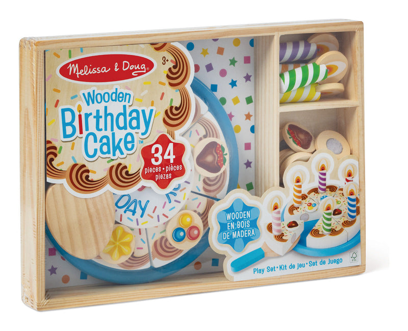 Melissa & Doug - Wooden Birthday Cake collectible from Abgee