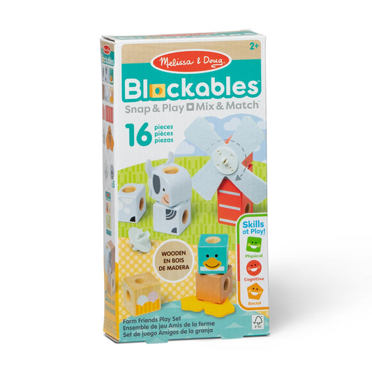 Melissa & Doug - Blockables Farm Building Set collectible from Abgee