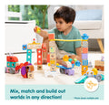 Melissa & Doug Blockables Farm Friends Building Set back view
