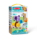 Melissa & Doug Blockables Safari Animals Building Set