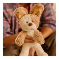 GUND Peeki the Puppy Handheld Plush Toy side angle