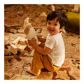 GUND Peeki the Puppy Handheld Plush Toy in use
