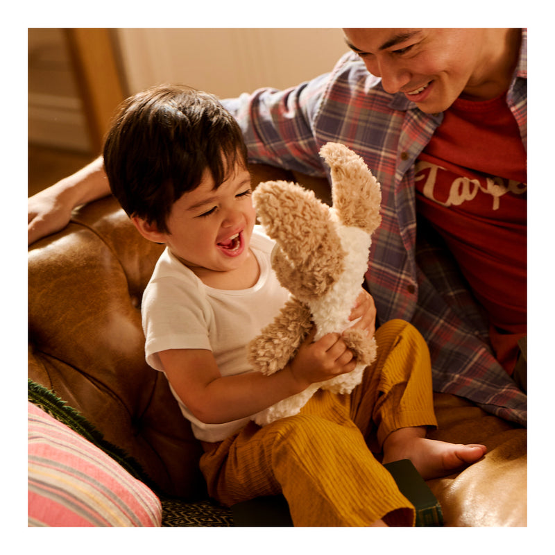 GUND Peeki the Puppy Handheld Plush Toy back view