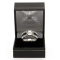 West Ham United FC Black Inlay Ring Large HM, alternate view