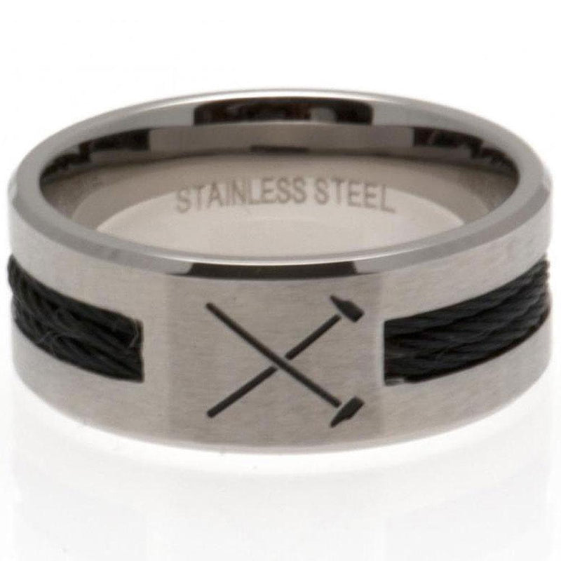 West Ham United FC Black Inlay Ring Large HM collectible from Infinity Collectibles 2026