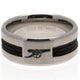 Arsenal FC Black Inlay Ring Small