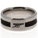 Arsenal FC Black Inlay Ring Small