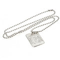 Liverpool FC Silver Plated Dog Tag & Chain, alternate view